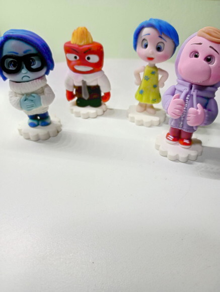 Toy Mini Divertidamente em Biscuit Turma com 4