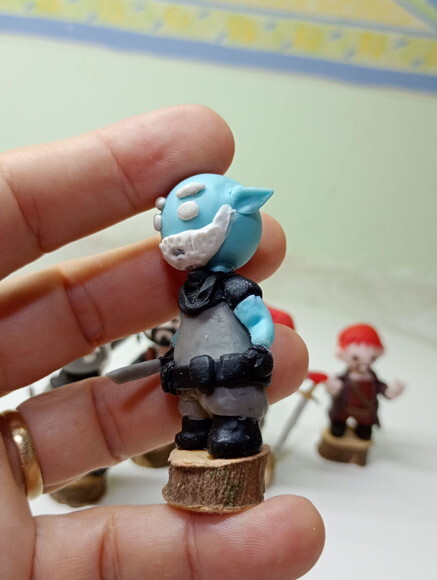 Toy Mini Kelvhan - Dungeon And Dragon Rpg em Biscuit