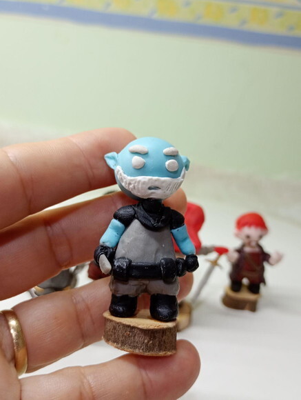 Toy Mini Kelvhan - Dungeon And Dragon Rpg em Biscuit