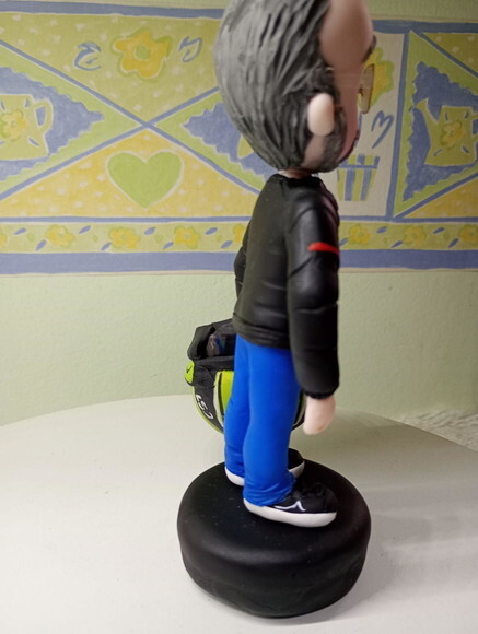 Toy Motoqueiro em Biscuit