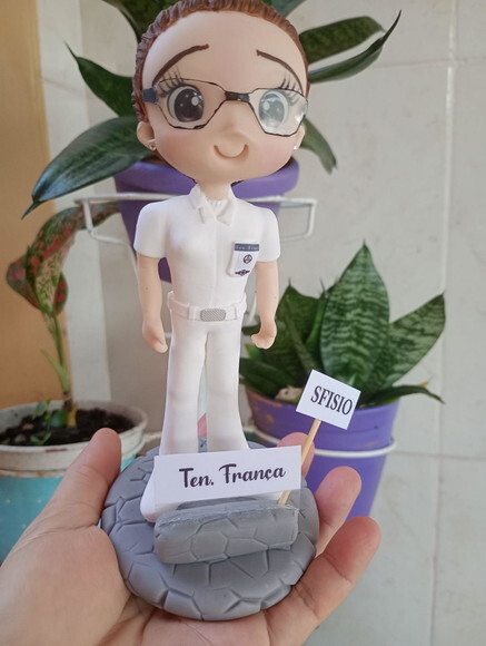 Toy Tenente da Aeronáutica em Biscuit