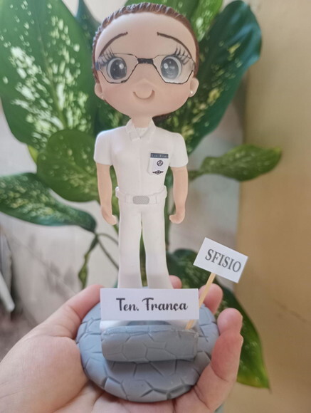 Toy Tenente da Aeronáutica em Biscuit