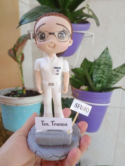Toy Tenente da Aeronáutica em Biscuit
