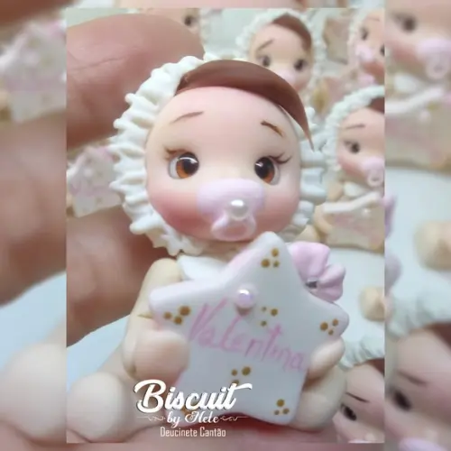 30 Lembrancinhas Bebê Estrelinha Menina