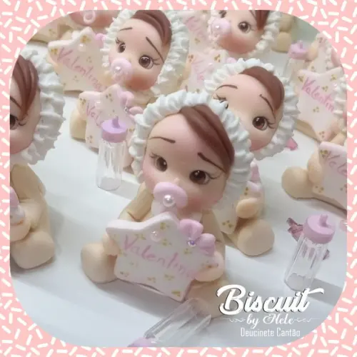 30 Lembrancinhas Bebê Estrelinha Menina