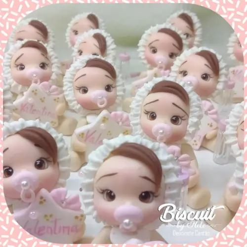 30 Lembrancinhas Bebê Estrelinha Menina
