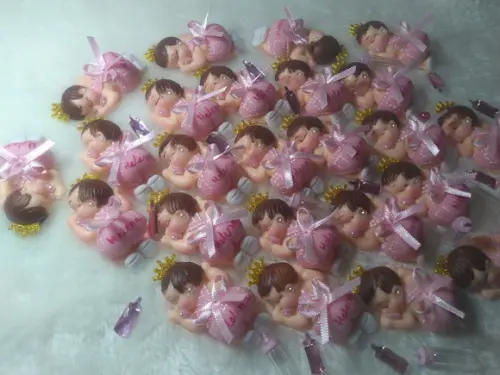 30 Lembrancinhas Bebê Princesinha Biscuit