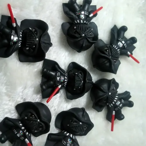 Apliques de Lalos Dart Vader em Biscuit
