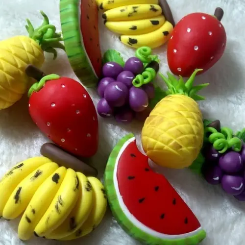 Apliques Frutinhas de Biscuit
