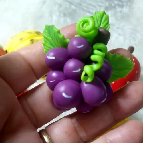 Apliques Frutinhas de Biscuit