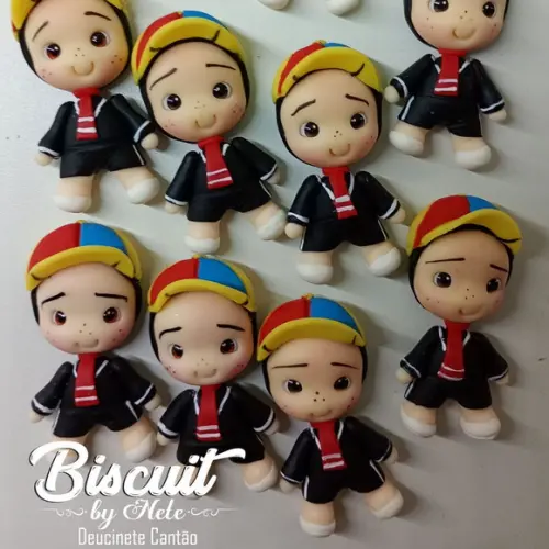Apliques Kiko - Turma do Chaves - Biscuit