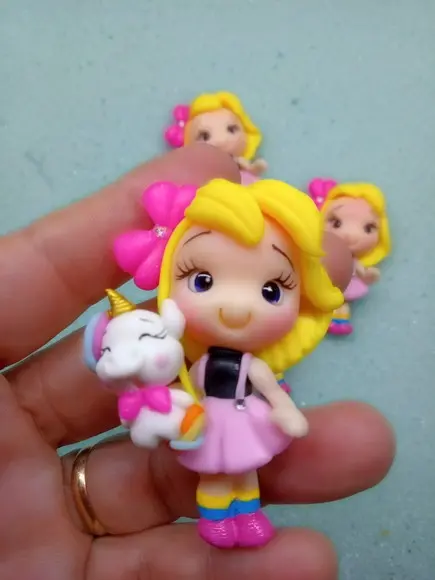 Apliques Menina Unicórnio