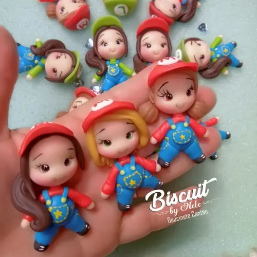 Apliques Meninas Mário Bros