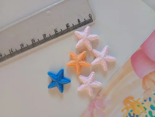 Apliques Mini Peixinhos de Biscuit Linguado
