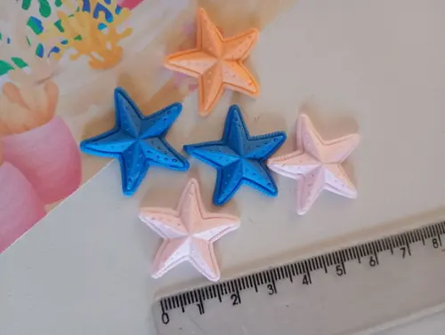 Apliques Mini Peixinhos de Biscuit Linguado