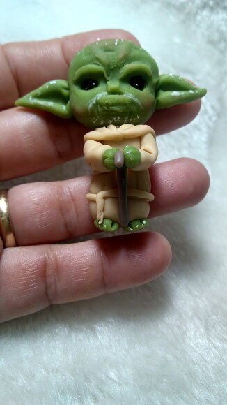 Apliques para Laço Mestre Yoada Star Wars - Biscuitbynete