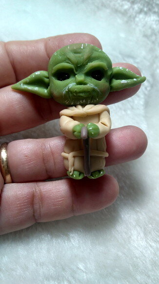 Apliques para Laço Mestre Yoada Star Wars - Biscuitbynete