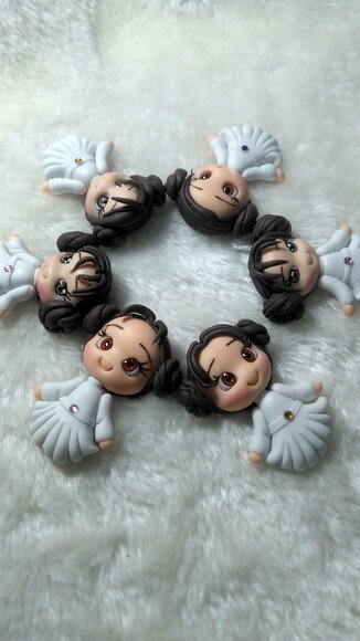 Apliques para Laço Princesa Léa Star Wars - Biscuitbynete