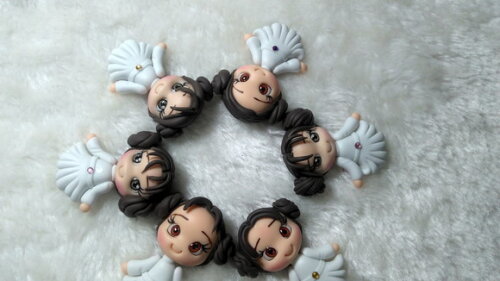 Apliques para Laço Princesa Léa Star Wars - Biscuitbynete