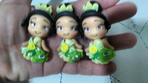 Apliques para Laço Princesa Tiana e o Sapo