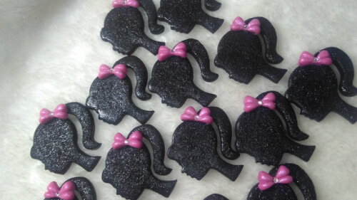 Apliques Para Laços Barbie Silhuete