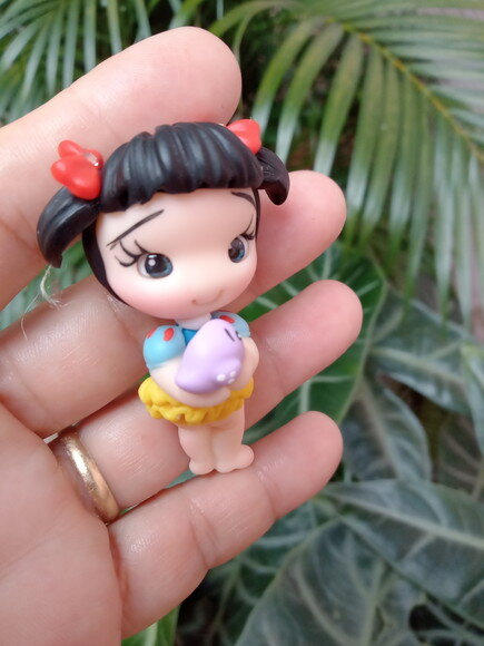 Apliques para Laços Branca de Neve Mod 2 em Biscuit
