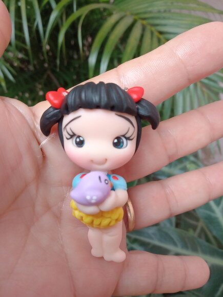 Apliques para Laços Branca de Neve Mod 2 em Biscuit