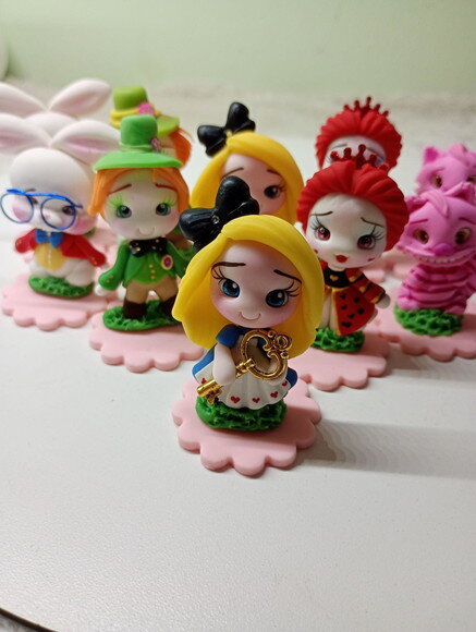 Apliques para Lembrancinhas Alice no País das Maravilhas 1