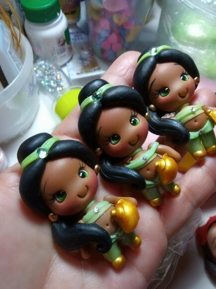 Apliques Princesa Jasmine com a Lâmpada - (parzinho)