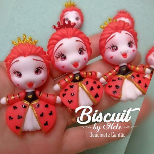 Apliques Rainha de Copas do País das Maravilhas