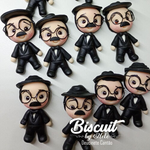 Apliques Seu Barriga Turma do Chaves - Biscuit