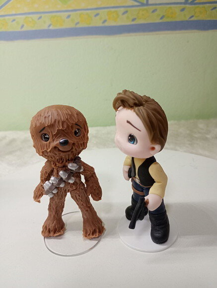Apliques Star Wars em Biscuit