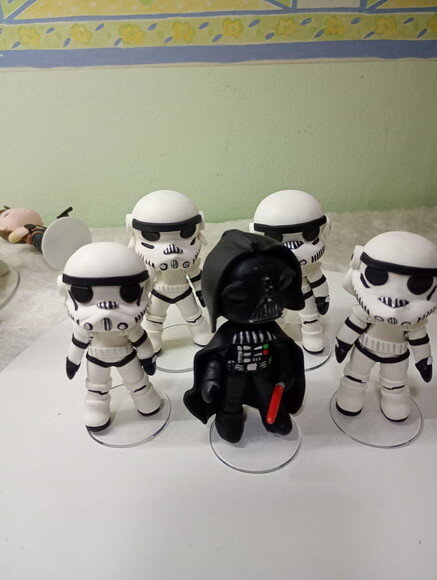 Apliques Star Wars em Biscuit