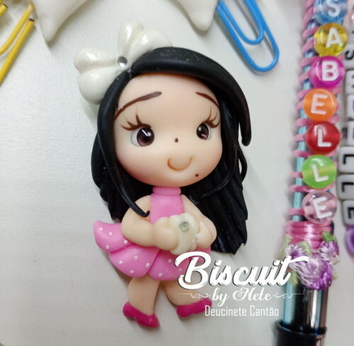 Botton Personalizado Dentista em Biscuit