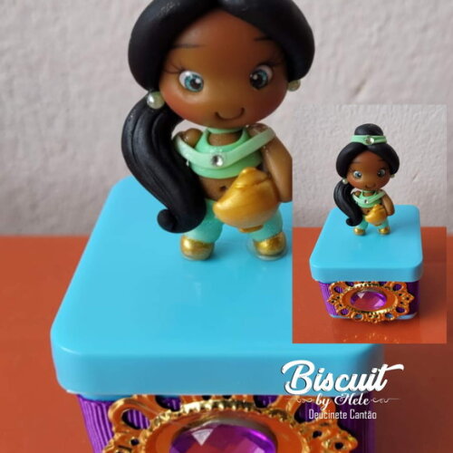 Caixinha de Acrílico Princesa Jasmine