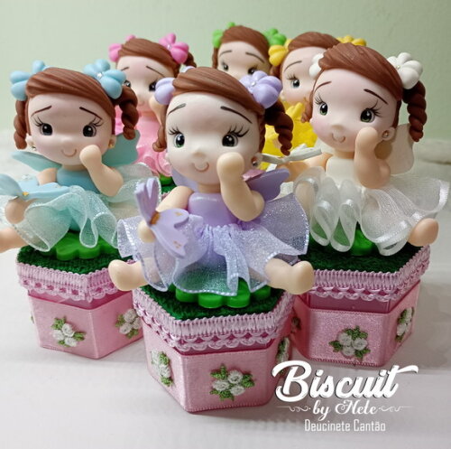 Caixinhas Sextavada Borboletinhas