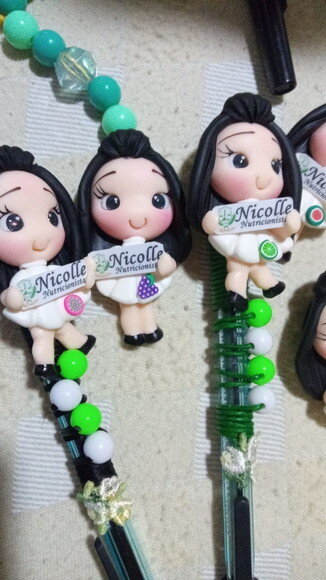 Caneta Formanda - Nutrição em Biscuit