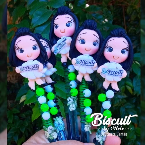 Caneta Formanda - Nutrição em Biscuit