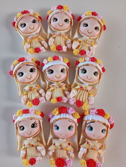 Chaveiro Nossa Senhora de Lá Salete em Biscuit