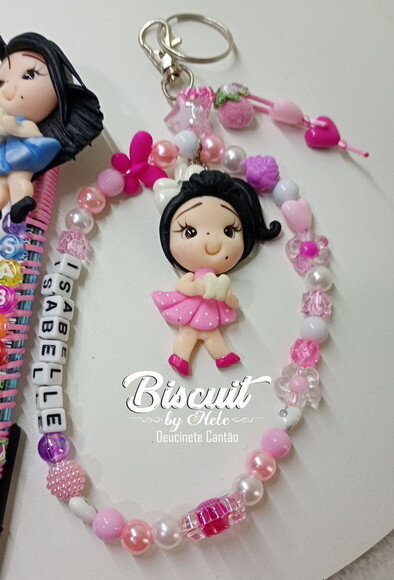 Chaveiro Personalizado com Nome em Biscuit