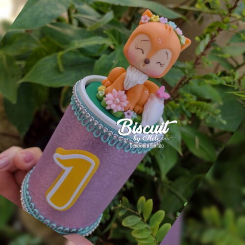 Cofrinho de Luxo Bosque Encantado em Biscuit