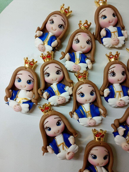 Ímã Nossa Senhora da Conceição em Biscuit