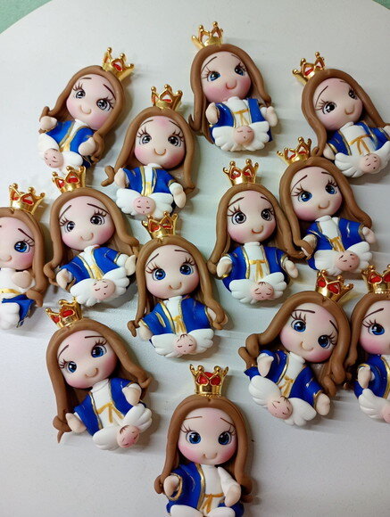 Ímã Nossa Senhora da Conceição em Biscuit