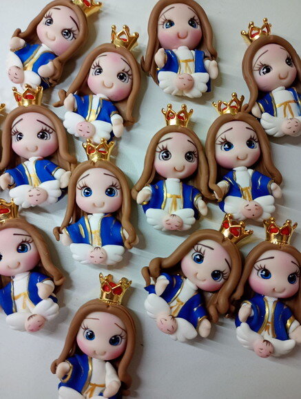Ímã Nossa Senhora da Conceição em Biscuit