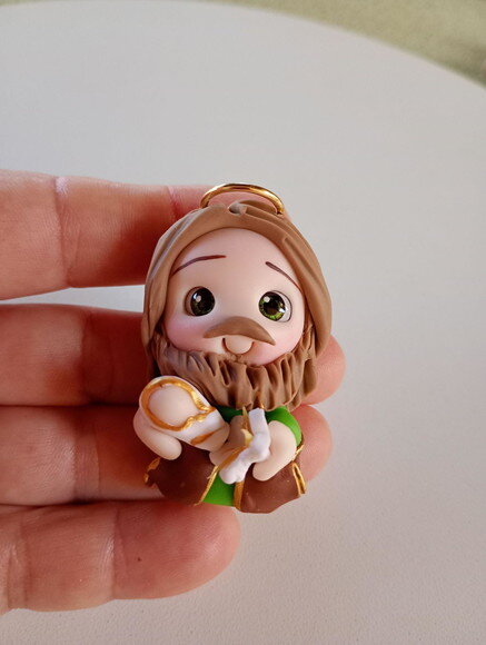 Ímã São José em Biscuit