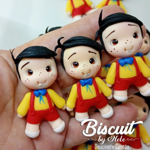 Ímãs de Geladeira Nhonho Turma do Chaves - Biscuit