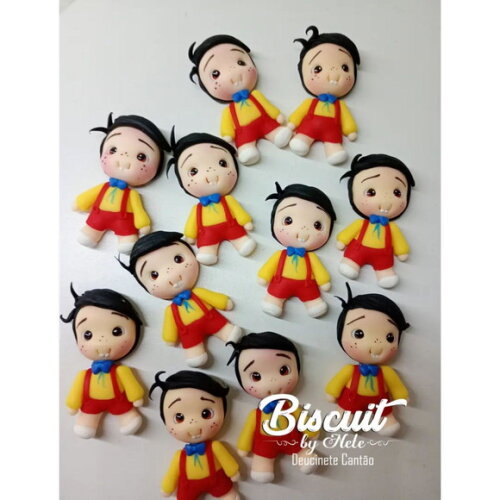 Ímãs de Geladeira Nhonho Turma do Chaves - Biscuit