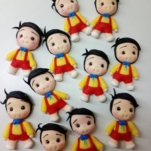 Ímãs de Geladeira Nhonho Turma do Chaves - Biscuit