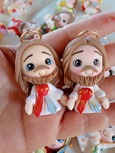 Imãs Jesus da Misericórdia em Biscuit (valor Unidade)