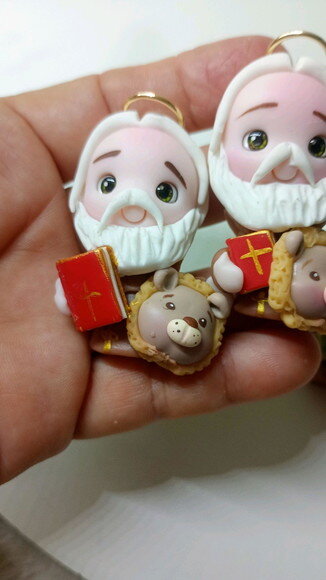 Imãs Jesus Ressuscitado em Biscuit (valor Unidade)